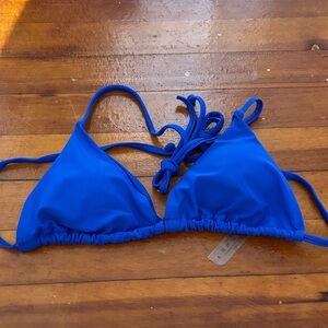 SHEIN Royal Blue Triangle Bikini Top